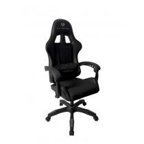 SILLA GAMER BALAM RUSH POWER RUSH V2 BLACK EDITION / TELA Y PIEL SINTETICA / RECLINABLE / MAX 120 KG [ BR-934534 ][ AC-10928 ]