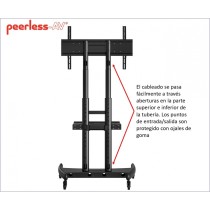 SOPORTE MOVIL PEERLESS PR560M PARA PANTALLA PLANAS SMARTMOUNT DE 55 A 86 PULGADAS Y 75 KG DE CAPACID [ PR560M ][ AC-10967 ]