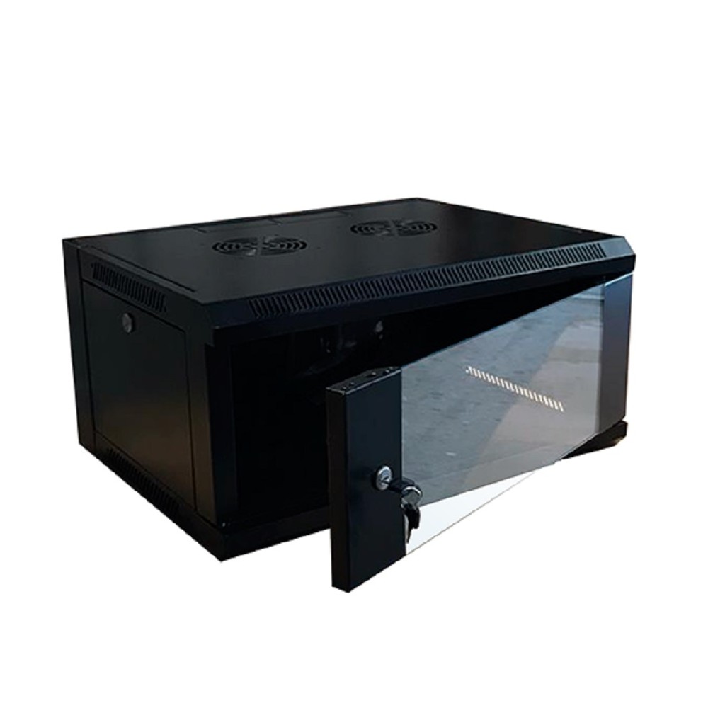 GABINETE WAM WAM-WC04UR MONTAJE EN MURO 4U.R. 600*450 COLOR NEGRO. **NO INCLUYE FLETE**  [ WAM-WC04UR ][ AC-11122 ]