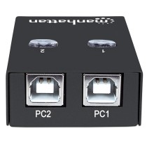 MULTIPLEXOR USB MANHATTAN,162005, USB 1:2 COMPARTE 1 DISP A 2PC [ 162005 ][ AC-1653 ]