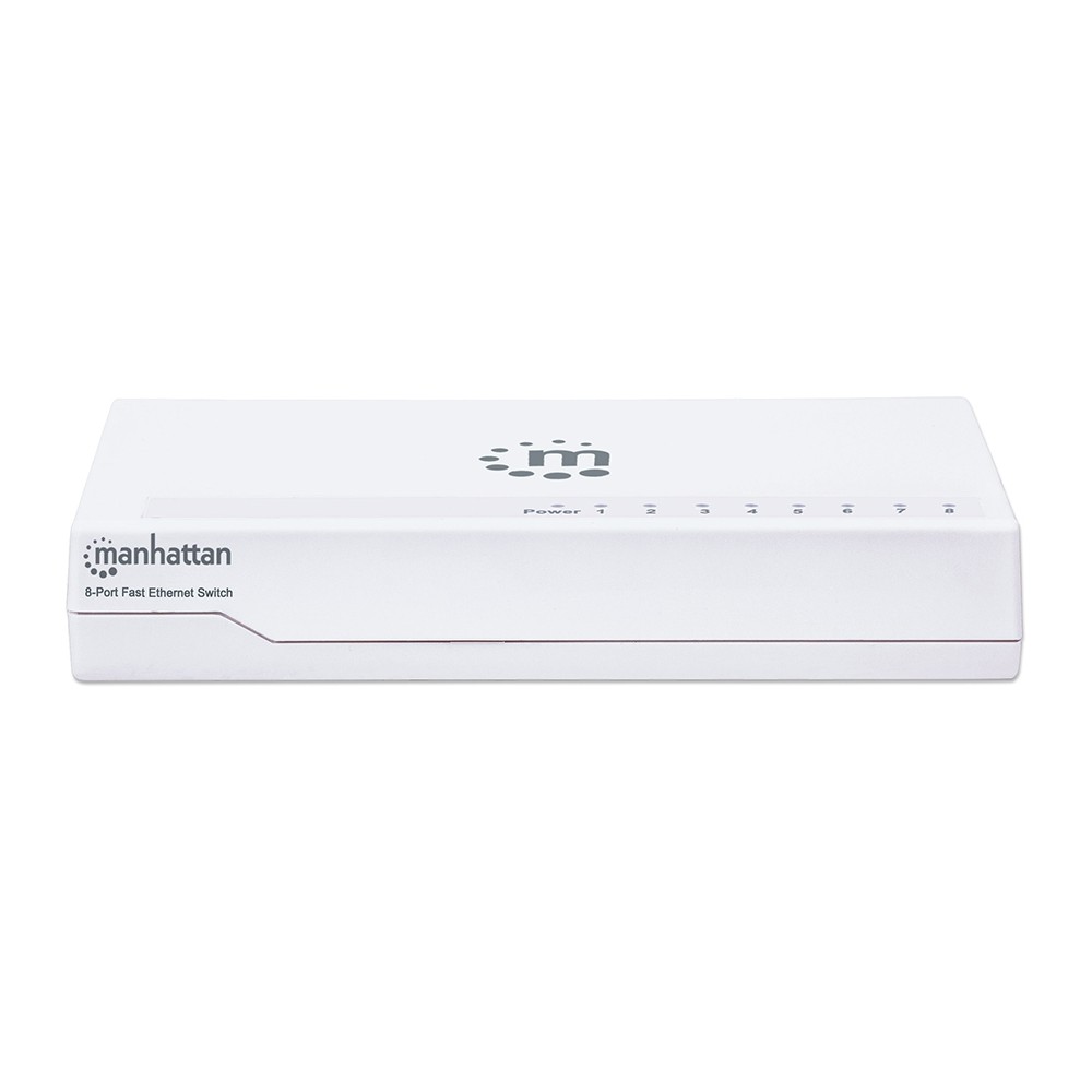 SWITCH,MANHATTAN,560689,  8 PTOS 10/100 DESKTOP BLANCO MH [ 560689 ][ AC-5328 ]