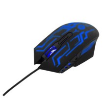 Mouse Vortred Legacy Gamer Alámbrico 6D 6 Botones RGB Rainbow Color Negro [ V-930570 ]
