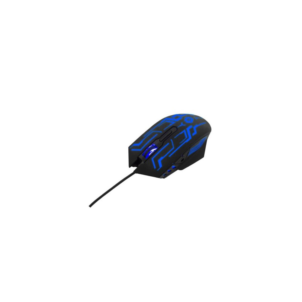 Mouse Vortred Legacy Gamer Alámbrico 6D 6 Botones RGB Rainbow Color Negro [ V-930570 ]