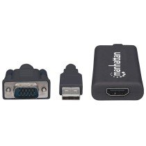 CONVERTIDOR VIDEO,MANHATTAN,152426, SVGA+AUDIO USB A HDMI [ 152426 ][ AC-5713 ]