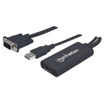 CONVERTIDOR VIDEO,MANHATTAN,152426, SVGA+AUDIO USB A HDMI [ 152426 ][ AC-5713 ]