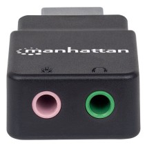 CONVERTIDOR USB,MANHATTAN,152754, 2.0 A TARJETA SONIDO 2.1 [ 152754 ][ AC-6582 ]