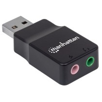 CONVERTIDOR USB,MANHATTAN,152754, 2.0 A TARJETA SONIDO 2.1 [ 152754 ][ AC-6582 ]