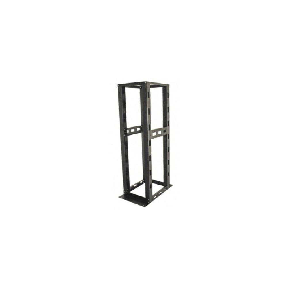 RACK NORTH SYSTEM 45 U.R. 4 POSTES 19 O 23 PULGADAS ACERO NEGRO TEXTURIZADO  [ NORTH075-BKT ][ AC-6673 ]