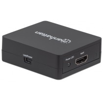 VIDEO SPLITTER,MANHATTAN,207652, HDMI 1080P, 1 IN:2 OUT, ALIMENTADO POR USB [ 207652 ][ AC-7221 ]