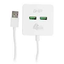 HUB USB 2.0 GHIA DE 4 PUERTOS / TRANSFERENCIA DE DATOS/CABLE 0.50 CM [ GAC-168 ][ AC-7340 ]