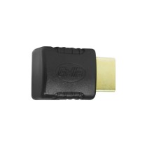 ADAPTADOR GHIA CODO HDMI MACHO A HDMI HEMBRA / ANGULO DE 90 GRADOS [ ADAP-6 ][ AC-7588 ]