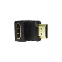 ADAPTADOR GHIA CODO HDMI MACHO A HDMI HEMBRA / ANGULO DE 90 GRADOS [ ADAP-6 ][ AC-7588 ]