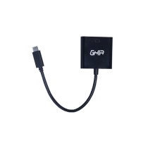 ADAPTADOR GHIA CONVERTIDOR USB 3.1 TIPO C MACHO A HDMI HEMBRA / SALIDA DE VIDEO 4K [ ADAP-12 ][ AC-7598 ]