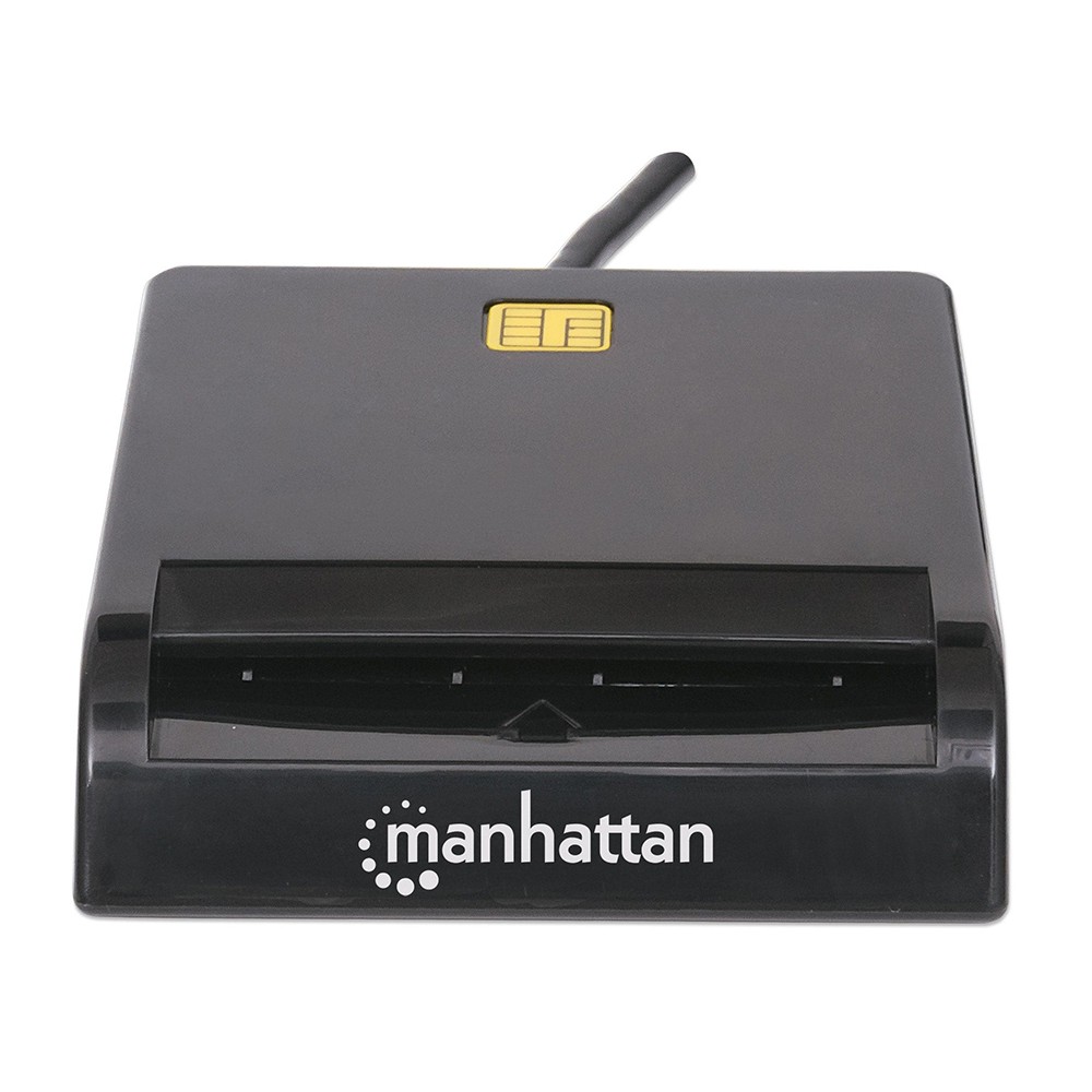 LECTOR TARJETAS,MANHATTAN,102049, INTELIGENTES (C/CHIP) USB [ 102049 ][ AC-7827 ]