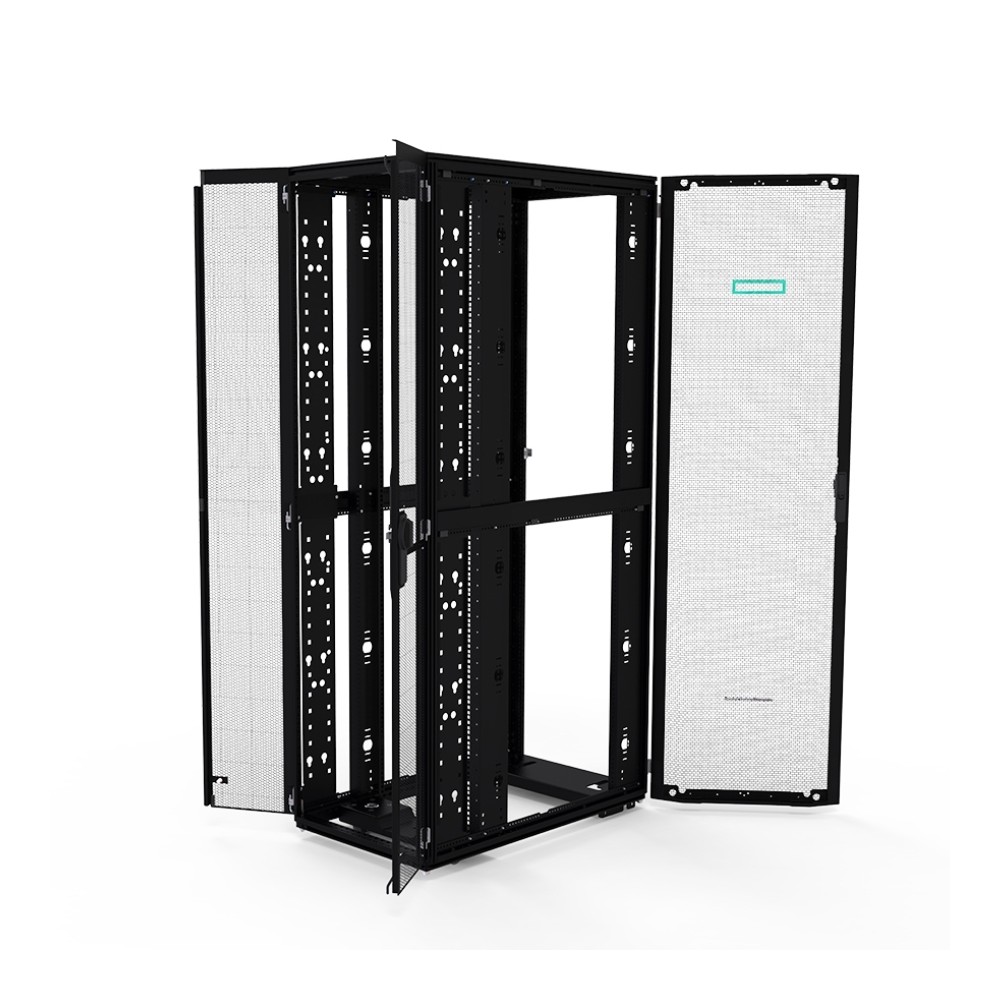 RACK DE PAL HPE ADVANCED DE 42 U G2 EQUIPADO CON PANELES LATERALES Y COMPARTIMENTOS, 600 MM X 1200 M [ P9K09A ][ AC-7879 ]