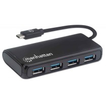 CONECTOR HUB USB,MANHATTAN,164924,-C  4 PTOS A [ 164924 ][ AC-8627 ]