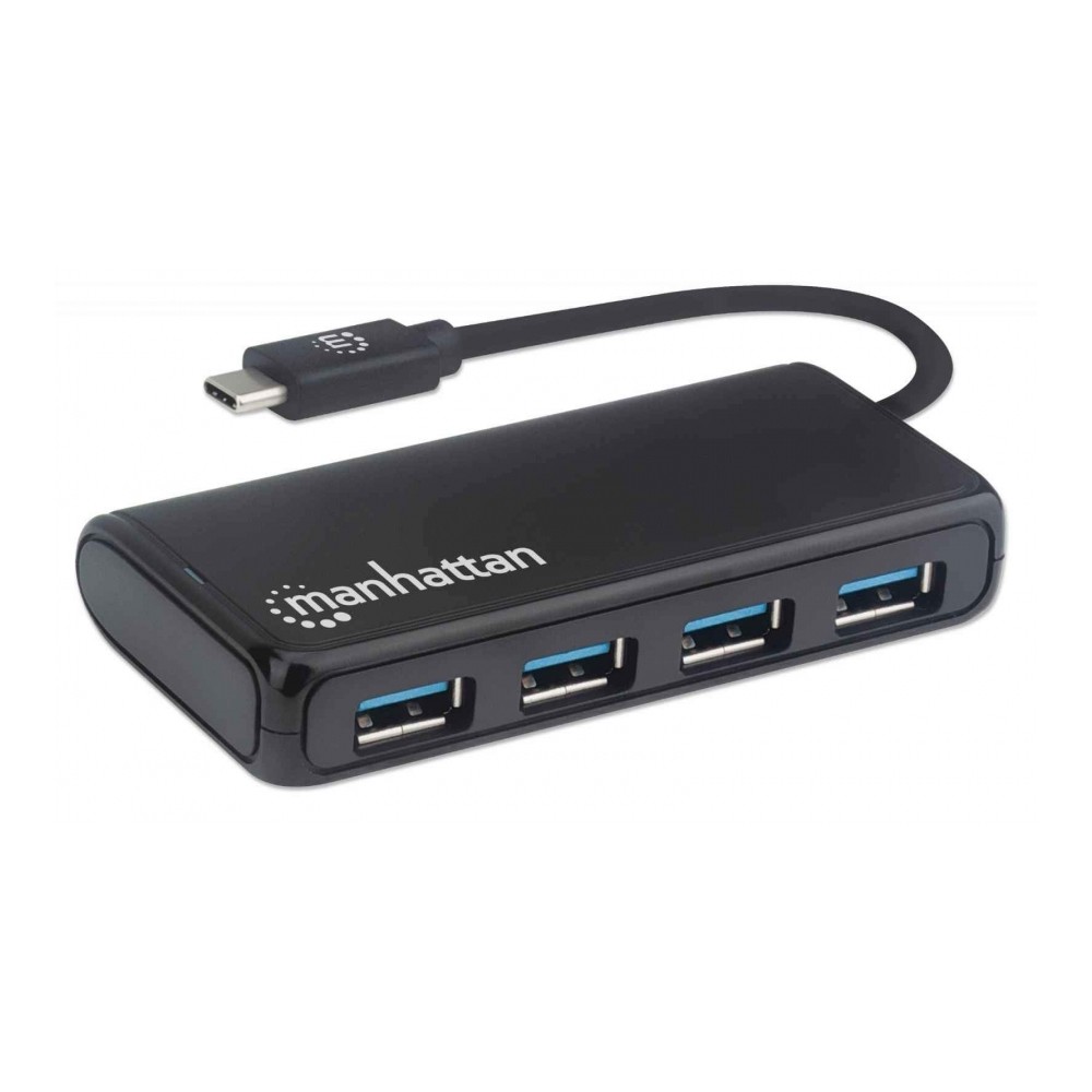 CONECTOR HUB USB,MANHATTAN,164924,-C  4 PTOS A [ 164924 ][ AC-8627 ]