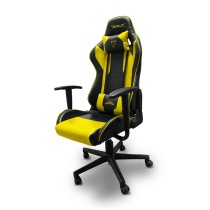 SILLA GAMER OCELOT/COLOR AMARILLA CON NEGRO/DESCANSA BRAZOS AJUSTABLES/ RECLINABLE 90-155 GRADOS/ SO [ OGS-02 ][ AC-8730 ]