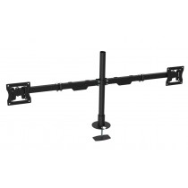 SOPORTE GHIA PARA 2 MONITORES / PARA MONTAJE A MESA O ESCRITORIO / DOBLE BRAZO ARTICULADO / HASTA 32 [ SMON-2 ][ AC-9229 ]