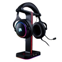 BASE GAMER BALAM RUSH ATLAS HR760 / SOPORTE PARA DIADEMA / ILUMINACION RGB / 2X USB A / NEGRO / BR-9 [ BR-931502 ][ AC-9386 ]