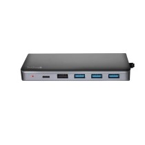 DOCKING STATION TECHZONE TZ21DS2C ADAPTADOR MULTIPUERTO USB 3.0 HDMI VGA SD [ TZ21DS2C ][ AC-9571 ]