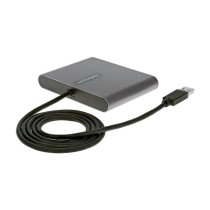 ADAPTADOR DE VIDEO EXTERNO - TARJETA DE VIDEO EXTERNA - DONGLE LLAVE USB-A 3.0 A 4X HDMI - 1080P A 6 [ USB32HD4 ][ AC-9726 ]