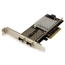 TARJETA PCI EXPRESS DE RED DE FIBRA DE 10GB CON 2 PUERTOS DE SFP+ ABIERTOS - STARTECH.COM MOD. PEX20 [ PEX20000SFPI ][ AC-9742 ]