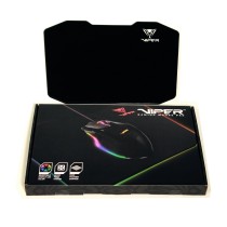 MOUSE PAD GAMING VIPER ILMINACION LED 35.35 X 24.27 CM BASE DE GOMA ANTIDESLIZANTE USB [ PV160UXK ][ AC-9983 ]