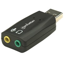 CONVERTIDOR USB,MANHATTAN,150859, 2.0 A TARJETA SONIDO 5.1 [ 150859 ][ AD-152 ]