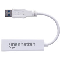 ADAPTADOR,MANHATTAN,506847, USB V3.0 A RED GB  MH [ 506847 ][ AD-300 ]