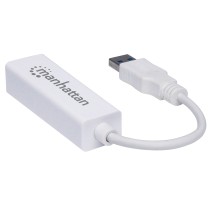 ADAPTADOR,MANHATTAN,506847, USB V3.0 A RED GB  MH [ 506847 ][ AD-300 ]