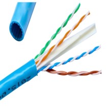 BOBINA DE CABLE MARCA GHIA CAT6 UTP CCA COLOR GRIS 23 AWG UTP 305M 1000FT CERTIFICACIN CE / ROHS [ GCB-005 ][ CB-1143 ]