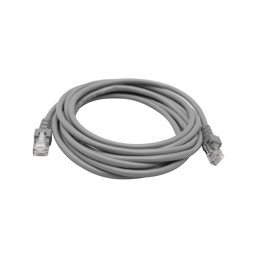 CABLE DE RED RJ45 GHIA 3 MTS 9 PIES PATCH CORD CAT 5E UTP GRIS 100COBRE [ GCB-014 ][ CB-1183 ]