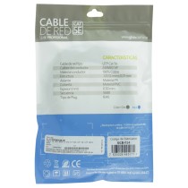 CABLE DE RED RJ45 GHIA 3 MTS 9 PIES PATCH CORD CAT 5E UTP GRIS 100COBRE [ GCB-014 ][ CB-1183 ]