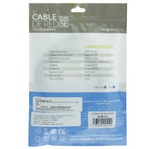 CABLE DE RED RJ45 GHIA 2 MTS 6 PIES PATCH CORD CAT 5E UTP AZUL 100COBRE [ GCB-011 ][ CB-1184 ]