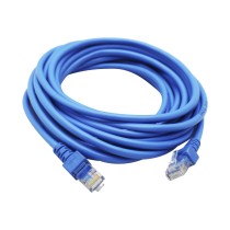 CABLE DE RED RJ45 GHIA 5 MTS 15 PIES PATCH CORD CAT 5E UTP AZUL 100COBRE [ GCB-015 ][ CB-1185 ]