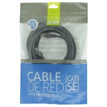 CABLE DE RED RJ45 GHIA 5 MTS 15 PIES PATCH CORD CAT 5E UTP GRIS 100COBRE [ GCB-016 ][ CB-1186 ]