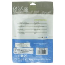 CABLE DE RED RJ45 GHIA 5 MTS 15 PIES PATCH CORD CAT 5E UTP GRIS 100COBRE [ GCB-016 ][ CB-1186 ]