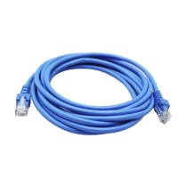 CABLE DE RED RJ45 GHIA 3 MTS 9 PIES PATCH CORD CAT 5E UTP AZUL 100COBRE [ GCB-013 ][ CB-1187 ]