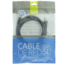 CABLE DE RED RJ45 GHIA 2 MTS 6 PIES PATCH CORD CAT 5E UTP GRIS 100COBRE [ GCB-012 ][ CB-1190 ]