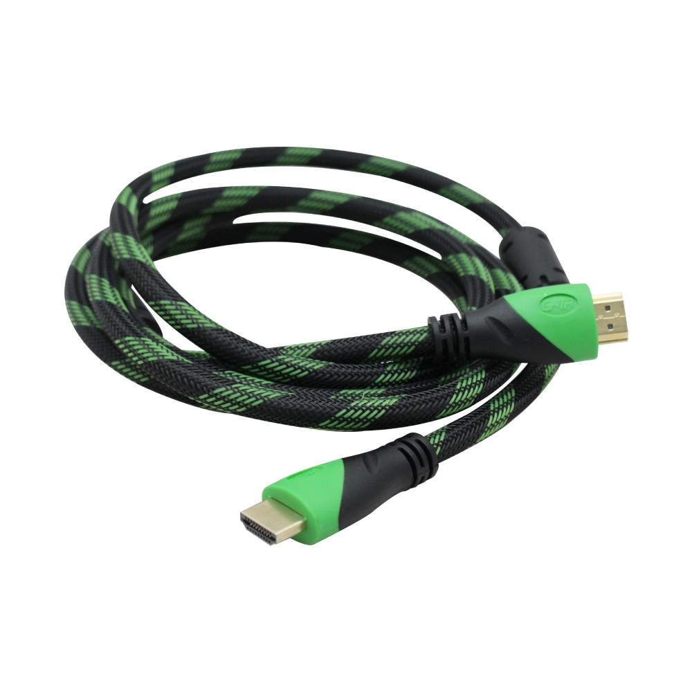 CABLE HDMI GHIA 2 MTS REFORZADO PARA USO RUDO COBRE 4K A 24HZ ETHERNET BOLSA [ GCB-022 ][ CB-1197 ]