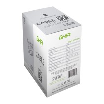 BOBINA DE CABLE MARCA GHIA CAT5E UTP CCA COLOR BLANCO 24 AWG 305M 1000FT CERTIFICACION CE / ROHS [ GCB-031 ][ CB-1211 ]