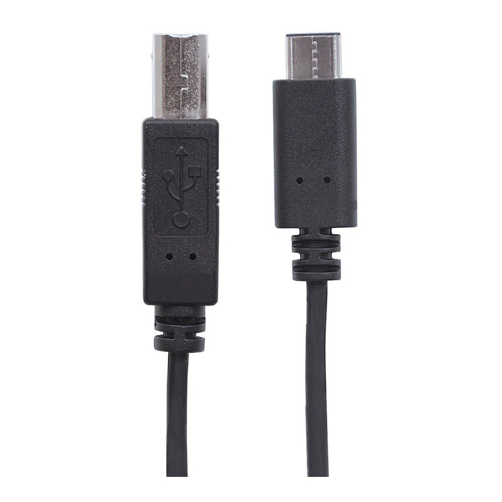 CABLE USB,MANHATTAN,354950,-C V2.0, C-B 2.0M NEGRO 480MBPS [ 354950 ][ CB-1312 ]