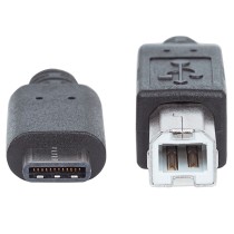 CABLE USB,MANHATTAN,354950,-C V2.0, C-B 2.0M NEGRO 480MBPS [ 354950 ][ CB-1312 ]