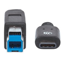 CABLE USB,MANHATTAN,354998,-C V3.1, C-B 2.0M NEGRO [ 354998 ][ CB-1324 ]