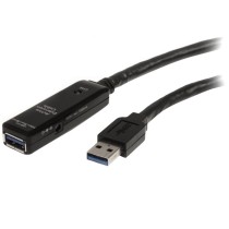 CABLE EXTENSOR DE 10 METROS USB 3.0 SUPERSPEED ACTIVO - PERMITE CONEXION EN CASCADA DE HASTA 2 NIVEL [ USB3AAEXT10M ][ CB-2246 ]