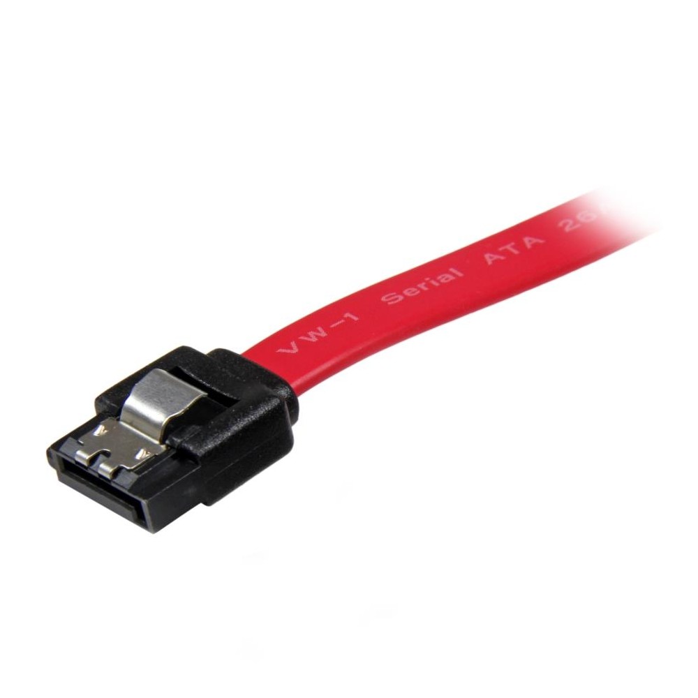 CABLE SATA SERIAL ATA 45CM CON SEGURO CIERRE DE SEGURIDAD  BLOQUEO CON PESTILLO LATCHING - STARTECH. [ LSATA18 ][ CB-2286 ]