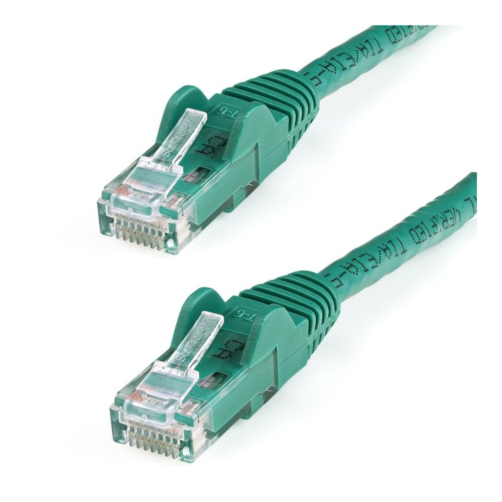 CABLE DE 3M DE RED GIGABIT CAT6 ETHERNET RJ45 SIN ENGANCHE - SNAGLESS - VERDE - STARTECH.COM MOD. N6 [ N6PATC3MGN ][ CB-2434 ]