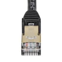 CABLE DE 1M CAT6A ETHERNET NEGRO - CABLE DE RED 10GB CAT6A SNAGLESS BLINDADO RJ45 POE DE 100W - 10GB [ C6ASPAT3BK ][ CB-2463 ]