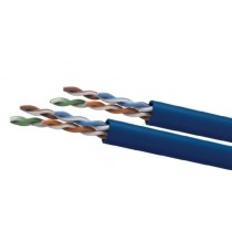 BOBINA DE CABLE WAM CAT6 UTP CCA 23 AWG 305 MTS COLOR AZUL [ CAT6-AZUL ][ CB-2473 ]